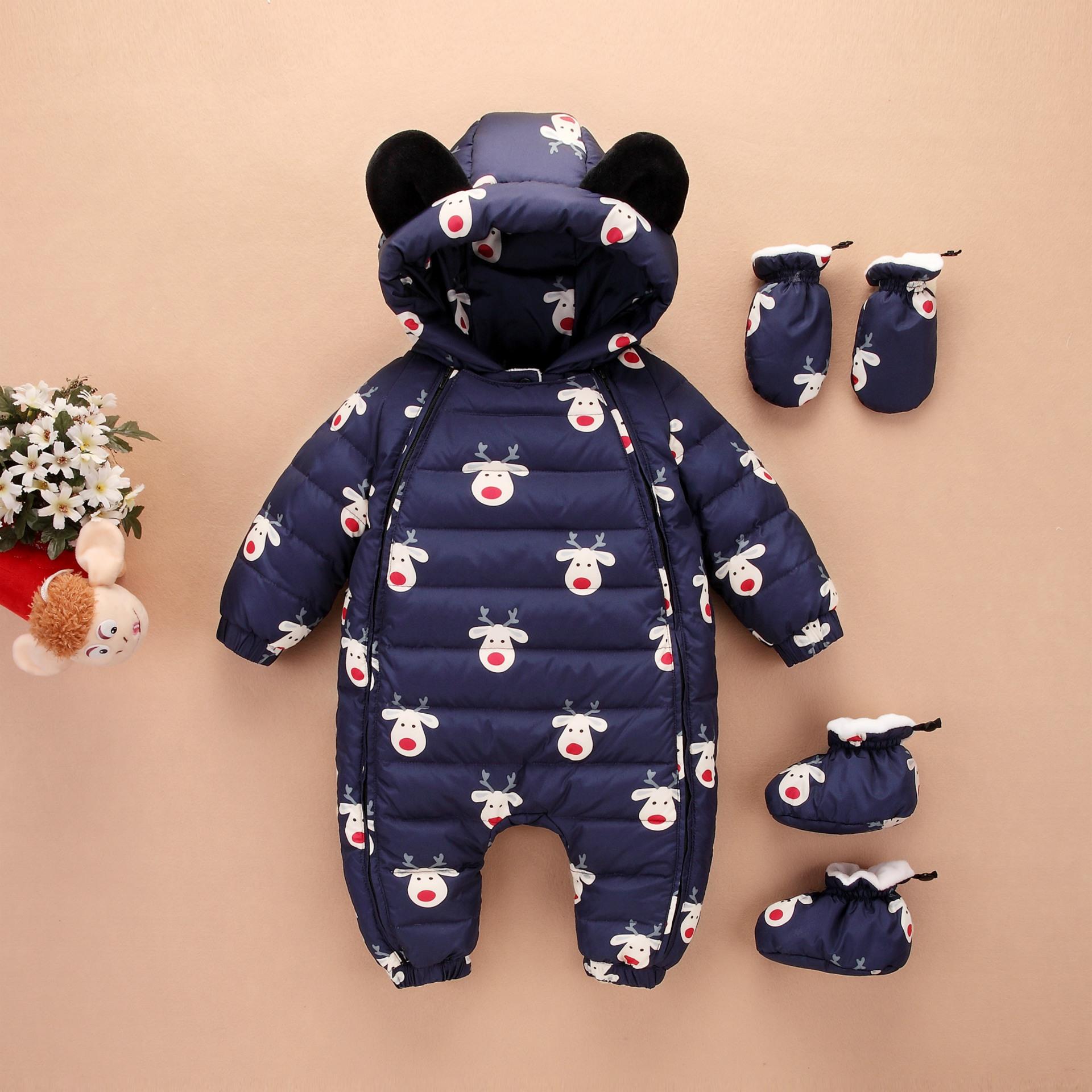 Baby Winter Suit Hooded Overall